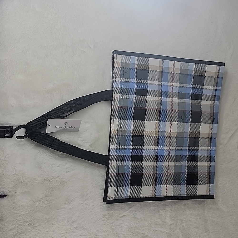 Vera Bradley Square Market Tote Perfectly Plaid